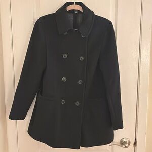 Gap Women's Peacoat - Small- Black